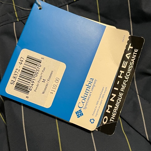 Columbia snow pants, medium, NWT - Picture 9 of 10